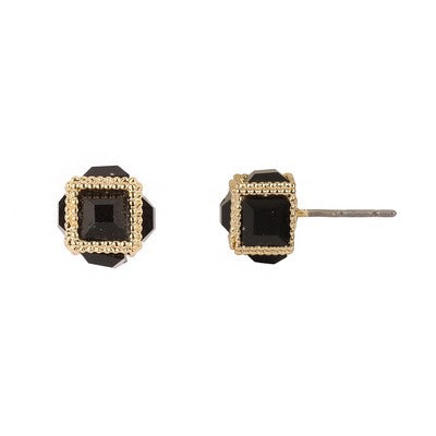 Meghan Browne Val Earring - Black