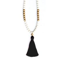 Load image into Gallery viewer, Viv &amp; Lou Tori Beaded Necklace - Black