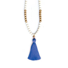 Load image into Gallery viewer, Viv &amp; Lou Tori Beaded Necklace - Royal Blue