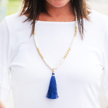 Load image into Gallery viewer, Viv &amp; Lou Tori Beaded Necklace - Royal Blue