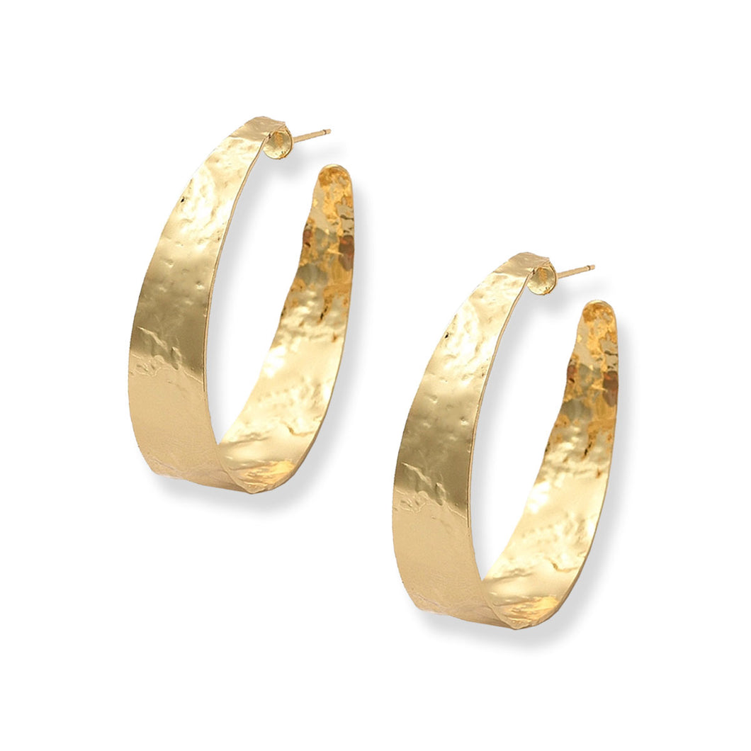 Viv & Lou Gold Laura Hoop Earrings