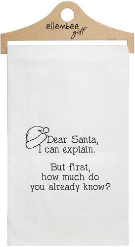 Dear Santa Tea Towel