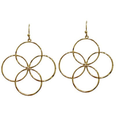 Meghan Browne Wave Earring - Gold