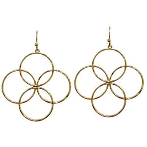 Meghan Browne Wave Earring - Gold