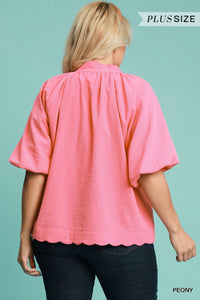 The Izzy Top - Peony