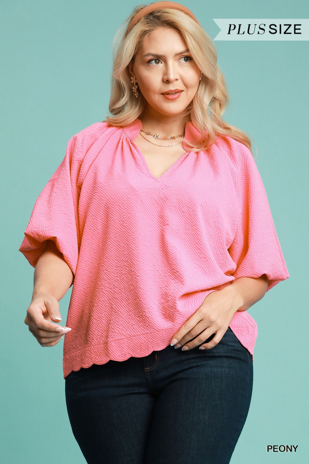 The Izzy Top - Peony