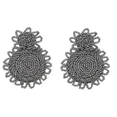 Meghan Browne Winston Earring - Gray