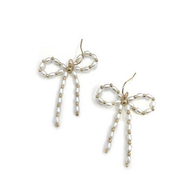 Meghan Browne Wren Earring - Gold Pearl