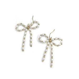 Meghan Browne Wren Earring - Gold Pearl