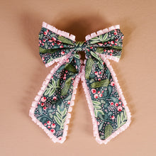 Load image into Gallery viewer, The Darling Effect Fancy Frills Hair Bow - Jolly Sprig