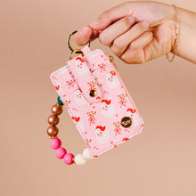 Load image into Gallery viewer, The Darling Effect Keychain Wallet - Holly Jolly Santa