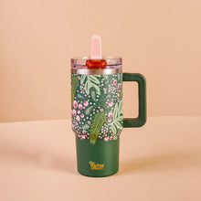 Load image into Gallery viewer, The Darling Effect Lifestyle Flip Straw Tumbler 20oz - Jolly Sprig