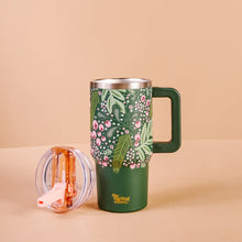 Load image into Gallery viewer, The Darling Effect Lifestyle Flip Straw Tumbler 20oz - Jolly Sprig