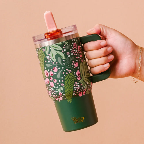 The Darling Effect Lifestyle Flip Straw Tumbler 20oz - Jolly Sprig