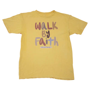 Walk By Faith Mustard Short Sleeve Tee