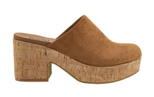 Load image into Gallery viewer, Corky&#39;s Watch Your Back Platform Clogs - Tobacco Faux Suede