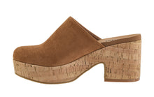 Load image into Gallery viewer, Corky&#39;s Watch Your Back Platform Clogs - Tobacco Faux Suede