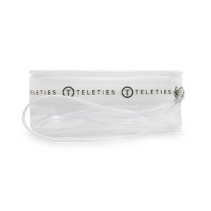 Teleties Teletote Travel Pouch - White