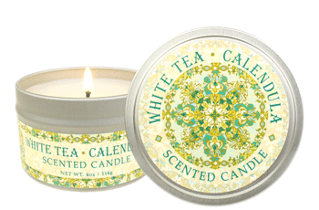 White Tea Scented Candle 4oz