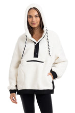 Load image into Gallery viewer, Sherpa Fleece Pullover - White