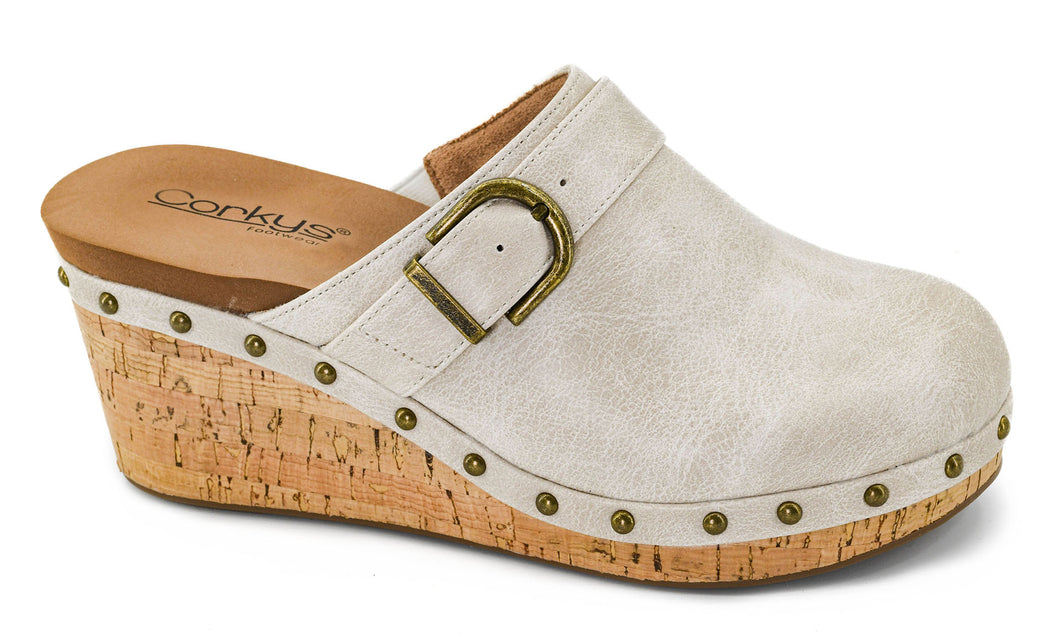 BLACK FRIDAY Corky's Who Knew Wedge Clogs - Ivory