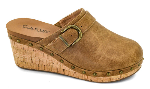 Corky's Who Knew Wedge Clogs - Tan