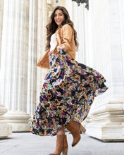 Load image into Gallery viewer, Grace &amp; Lace Wild Fields Maxi Skirt - Autumn Floral