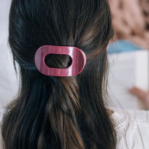 Small Teleties Flat Round Hair Clip - Wild Side