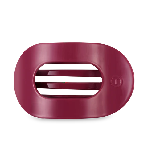 Large Teleties Flat Round Hair Clip - Wild Side