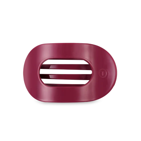 Medium Teleties Flat Round Hair Clip - Wild Side