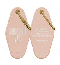 Load image into Gallery viewer, Bible Verse Keychain - Wonderfully Made