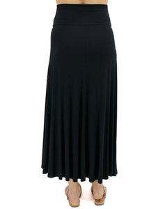 Grace & Lace Wrap High-Low Maxi Skirt - Black