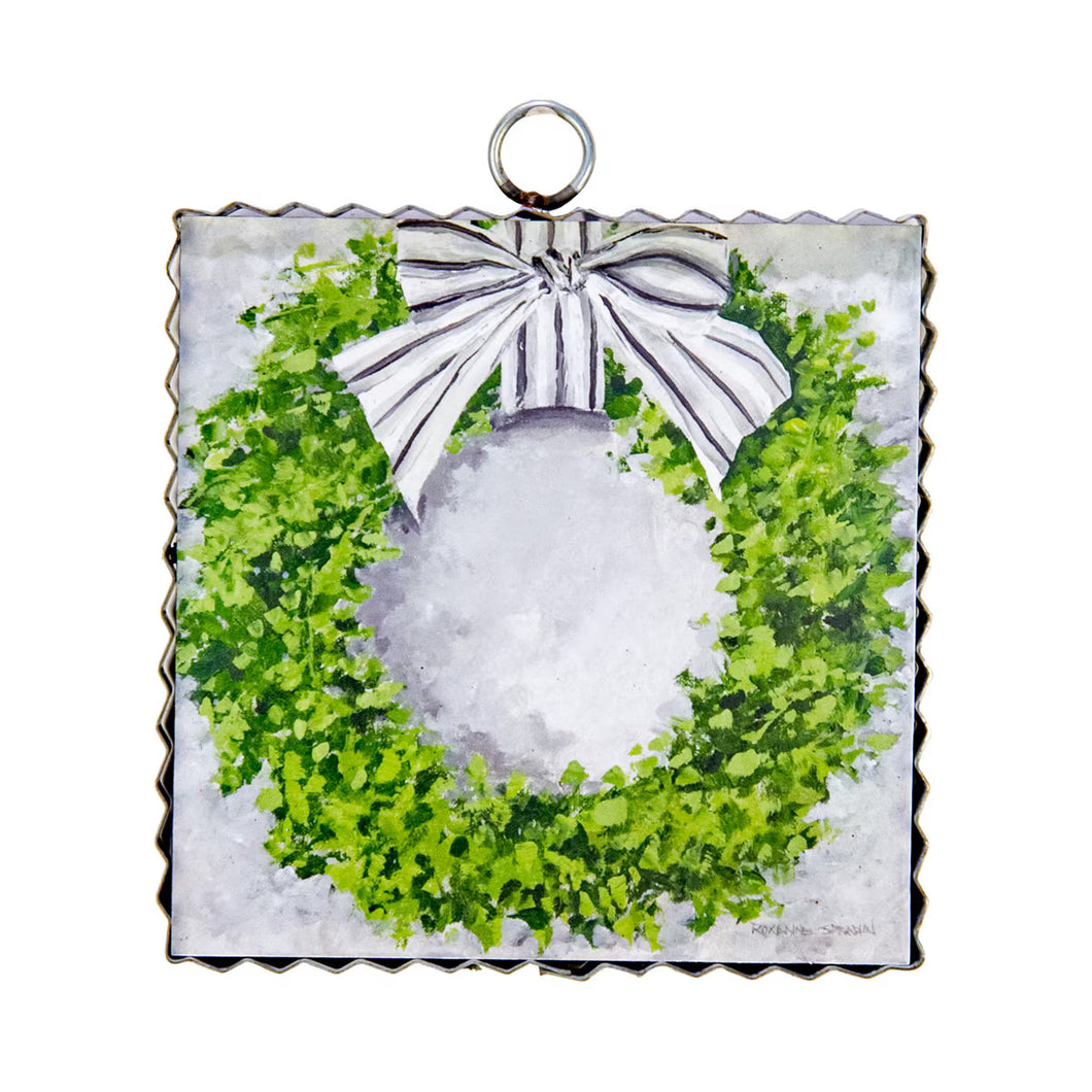 RTC Mini Gallery Charm - Boxwood Wreath