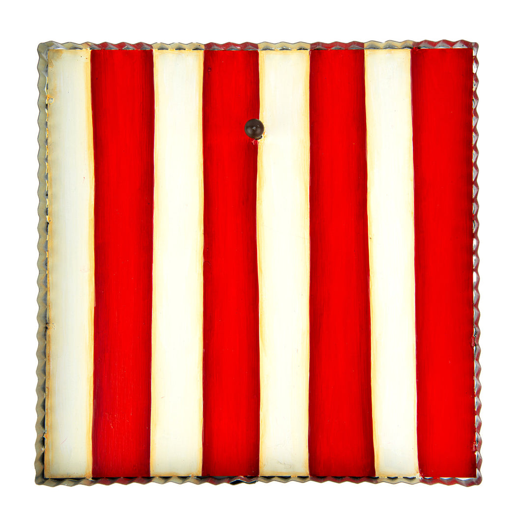 RTC Mini Gallery Display Board - Red & White Striped