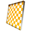 RTC Mini Gallery Display Board - Gold & White Checked