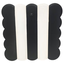 Load image into Gallery viewer, RTC Mini Gallery Display Board - Black &amp; Cream Scallop