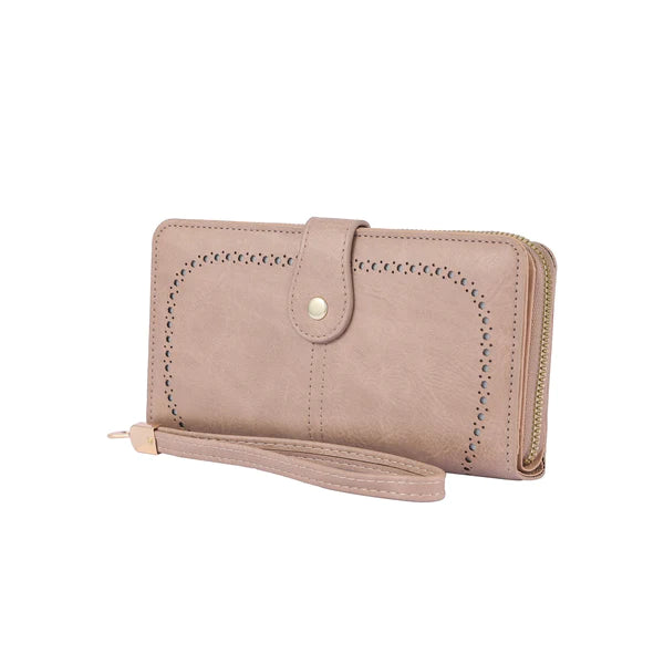 Rachel Wallet/Wristlet- Taupe