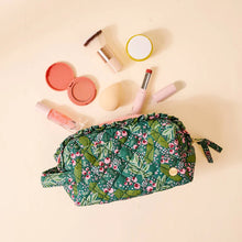 Load image into Gallery viewer, The Darling Effect Essentials Quilted Cosmetic Pouch - Jolly Sprig