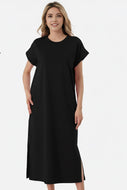 Celine Midi Dress - Black