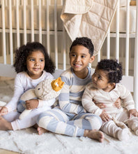 Load image into Gallery viewer, Burt's Bees Rugby Stripe Organic Cotton Sleep &amp; Play