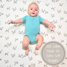 Load image into Gallery viewer, Quackin' Up Muslin Swaddle Blanket