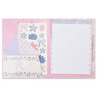 Floral Stripes Clipboard Set