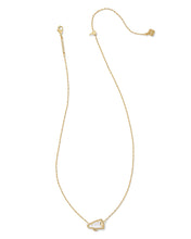 Load image into Gallery viewer, Kendra Scott Cheer Gold Short Pendant Necklace in White Mother-of-Pearl