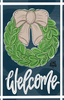 DK Designs Garden Flag - Mocha Wreath
