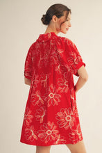 Load image into Gallery viewer, Sherri Floral Dress - Red