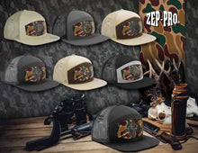 Load image into Gallery viewer, Shot Shell Old School Camo Brown Leather Patch Hat