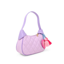 Load image into Gallery viewer, Classic Quilted Children&#39;s Shoulder Bag - Purple