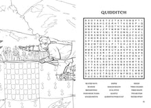 Load image into Gallery viewer, Harry Potter Word Search and Coloring Book