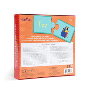 Children's Simple Words Puzzle Pairs
