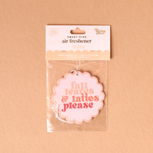 Load image into Gallery viewer, The Darling Effect Sweet Ride Car Air Freshener - Fall Leaves &amp; Lattes Please